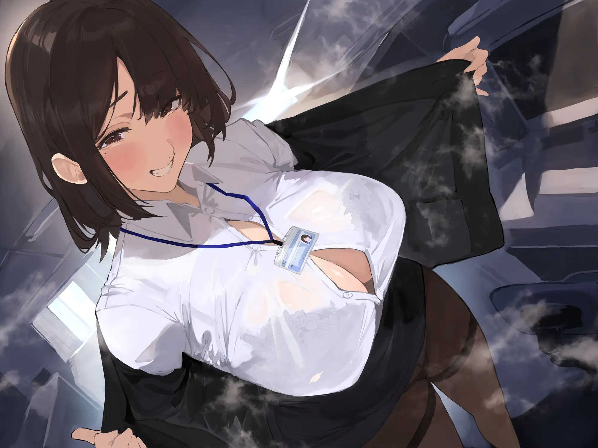 慰安課のデカ乳マゾメス後輩社員を自分専用のセフレにしてオホ声まみれの性欲解消ラブラブ種付け交尾をする話 サンプル画像2