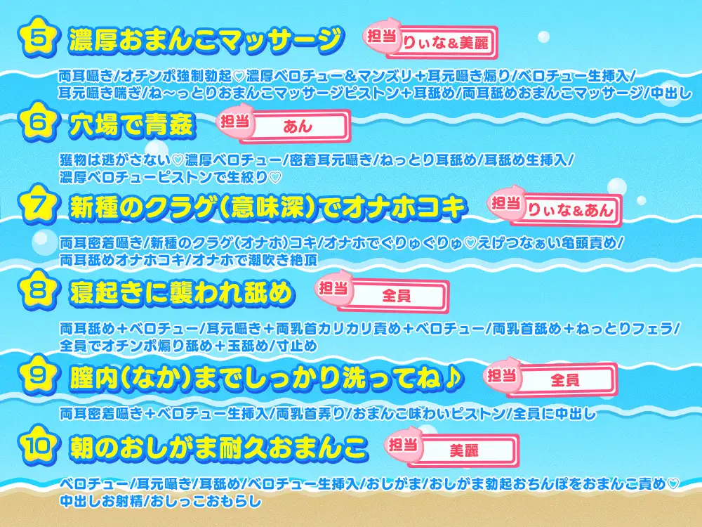 リゾート舐め活♡ ~ハメを外して無責任中出しし放題な美味しすぎる穴場(おまんこ)リゾートバイトっ♪~ サンプル画像5