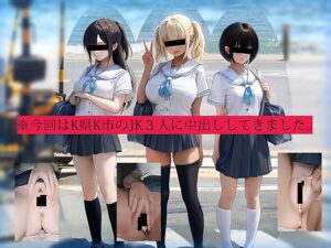 今回はK県K市のJK3人に中出ししてきました。 メインビジュアル