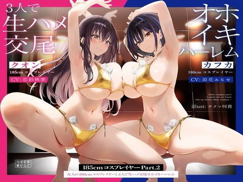 185cmコスプレイヤーpart2〜友人の180cmコスプレイヤーと3人で生ハメ交尾オホイキハーレム〜 メインビジュアル